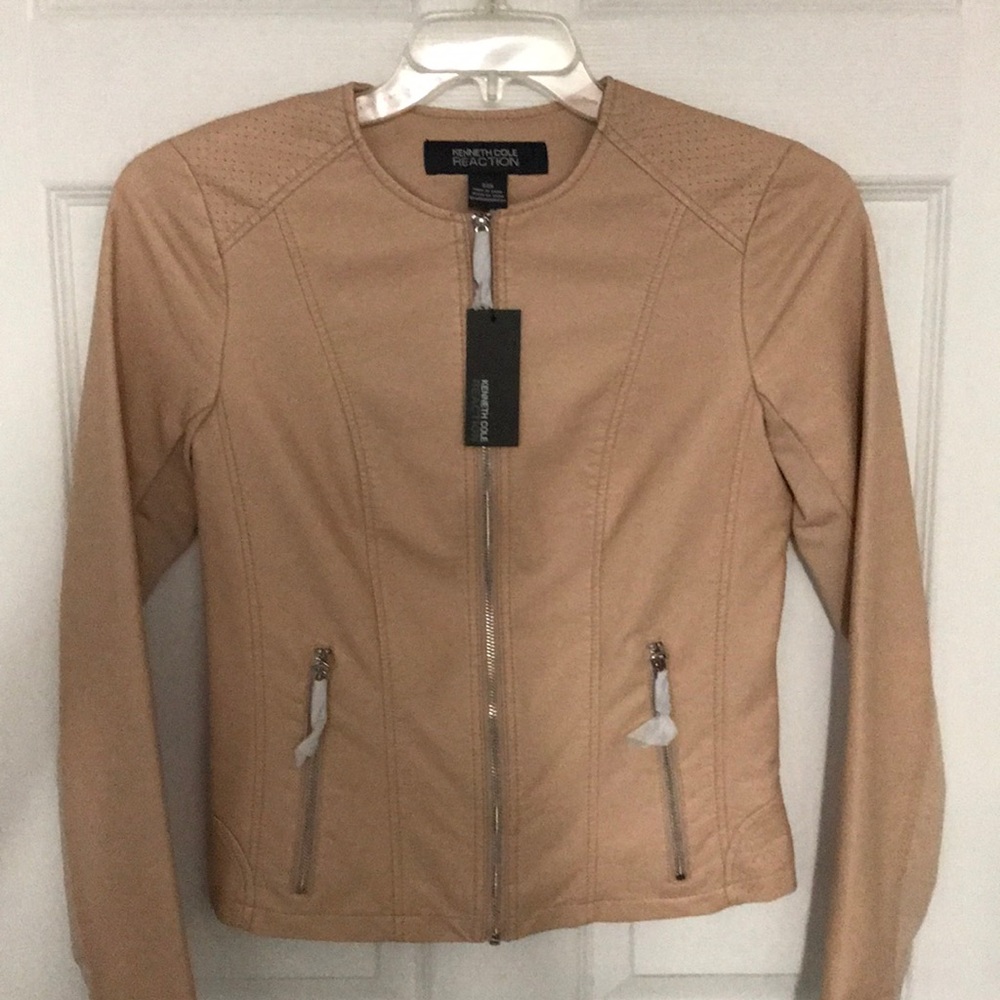Ladies Kenneth Cole Reaction faux leather jacket